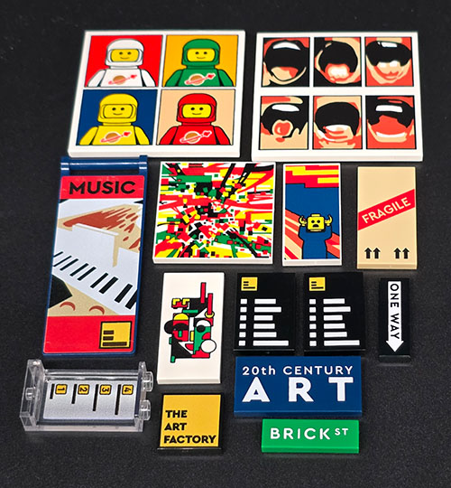 Bricklink 910054 The Art Factory Custom Package