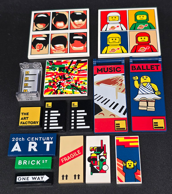 Bricklink 910054 The Art Factory Custom Package