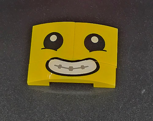 Space-Baby braces Face for Lego 40767