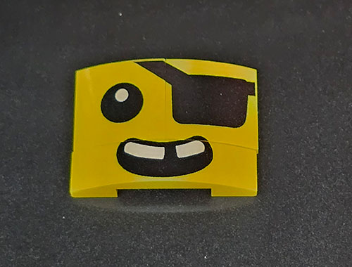 Pirate Minifig - Face for Lego MOC-237963
