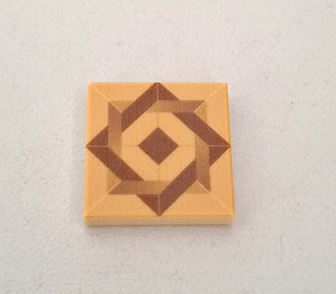 2 x 2 - Fliese Parkettoptik