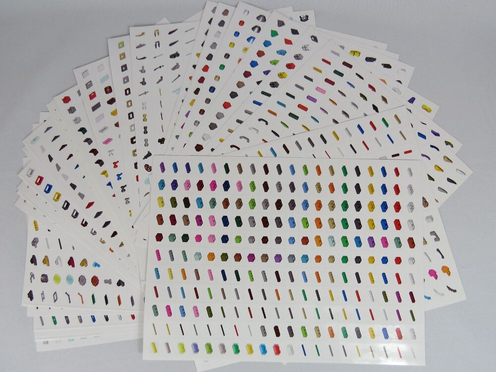 Picture of 6160 Sticker mit Lego Elementen