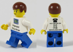 Picture of Lego Visitenkarten Minifigur