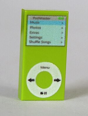 Picture of 1 x 2 - Fliese Lime - MusikPlayer